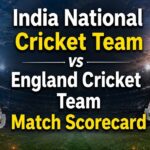 India National Cricket Team vs England Cricket Team Match Scorecard