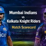 Mumbai Indians vs Kolkata Knight Riders Match Scorecard