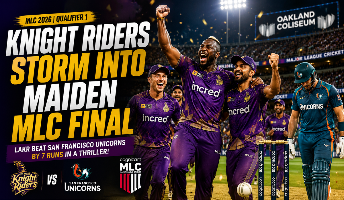 Los Angeles Knight Riders Reach Maiden MLC Final After Thrilling Win Over San Francisco Unicorns